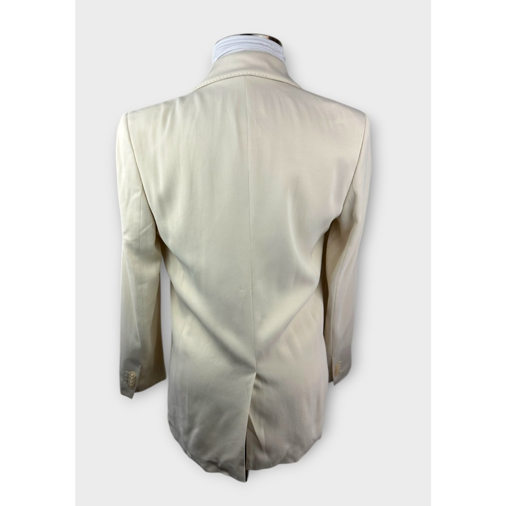 BR Manifattura Emmetex Italian Crepe Double Breasted Blazer Jacket Oversized 2 - Picture 6 of 16